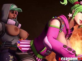 Overwatch und fortnite beim Doggystyle Sex