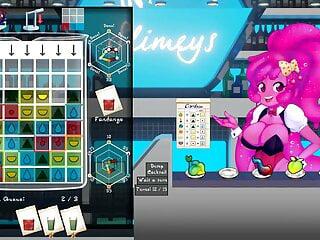 Hentaigirl mit süßem Körper melkt zwei Schwänze ab