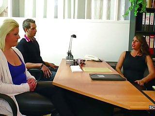 Femaleagent - das Casting mit dem deutschen Paar und der geilen deutschen Blondine - German Porn