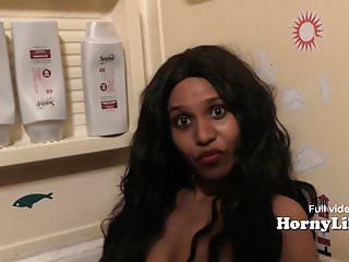 Die indische Nachbarin aunty vor der Kamera