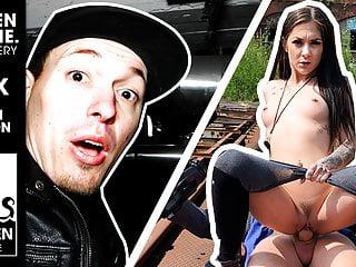 Lullu Gun die deutsche Schlampe mit den fetten Titten beim Outdoorsex mit ihrem Lover