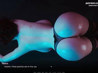 Ein aufregendes Geschenk für das arme Teen mit den gewaltigen Brüsten - Anime Porno mit einem dünne