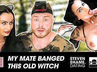 Die reife dicke tätowierte Brünette sid wird im Hotel gefickt